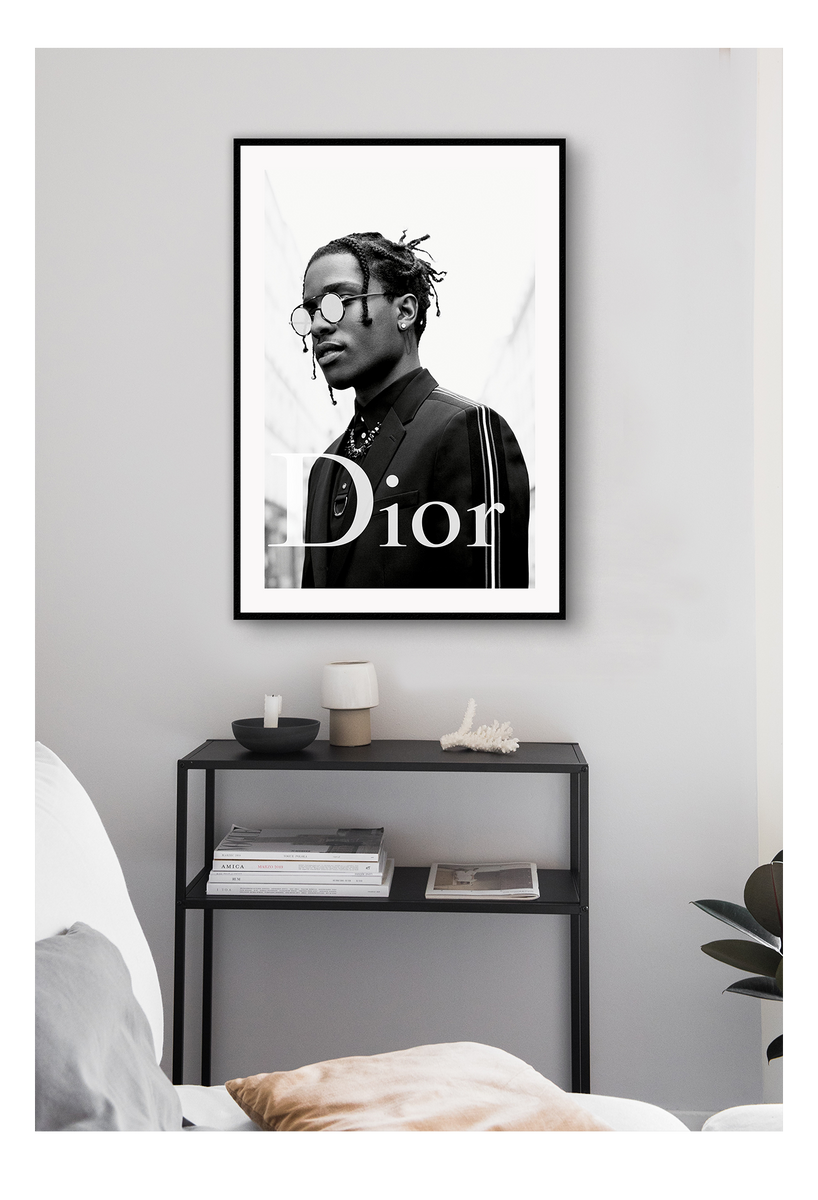 Asap rocky discount dior poster