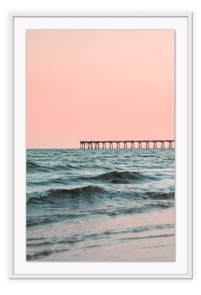 pink sky ocrean art framed art print Paddington Home Interiors  Homeware Furniture Interior Design 2019 Mordern Ideas - Canvas Home Interiors Sydney | Melbourne 