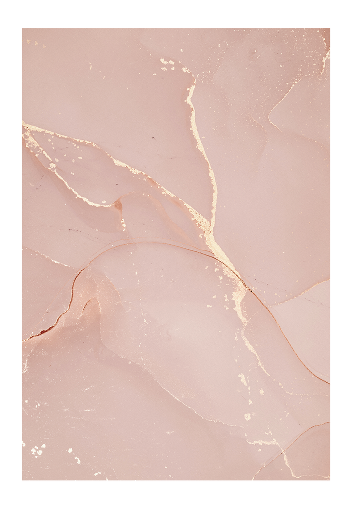 Natural print marble pink girly gold flakes veining close up photography 