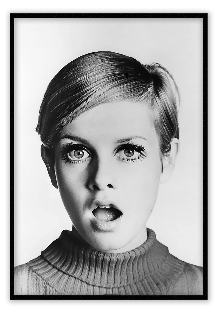 twiggy framed art print  